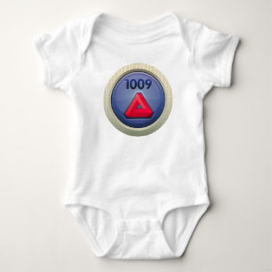 Glitch: achievement fine refiner red class baby bodysuit