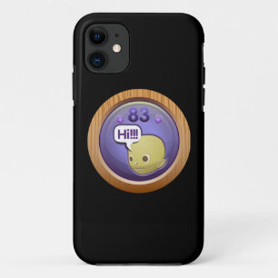 Glitch: achievement garrulous prolixificator iPhone 11 case