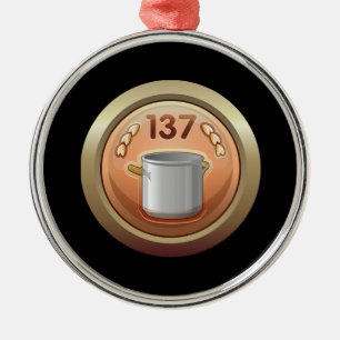 Glitch: achievement golden ladle award metal tree decoration