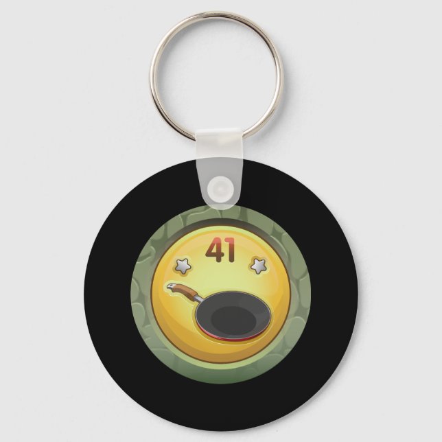 Glitch: achievement grease monkey key ring (Front)