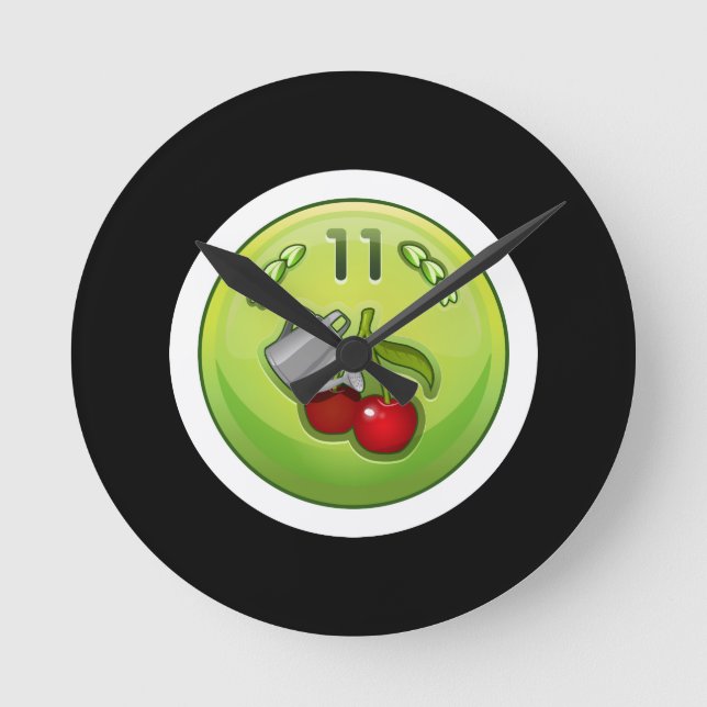 Glitch Achievement ok soaker Round Clock (Front)
