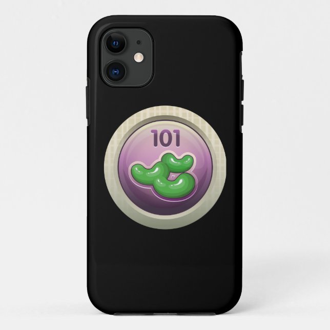 Glitch Achievement participant award  bean divisio Case-Mate iPhone Case (Back)