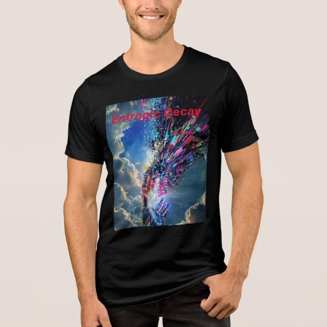 Glitch Art Divine Decay Tee (Front)