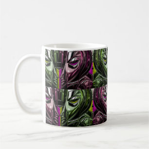Glitch Art Face Mug