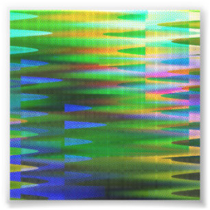 Glitch Art Vaporwave Aesthetic Analogue Fault Photo Print