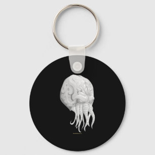 Glitch Cthulhu Mask Key Ring