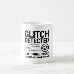 GLITCH DETECTED - Corrupted Signal Transmission Coffee Mug