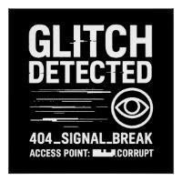GLITCH DETECTED - Corrupted Signal Transmission