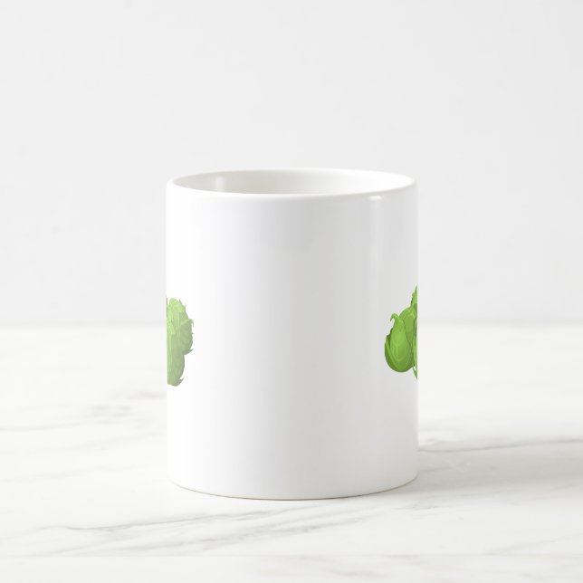 Glitch Food cabbage Coffee Mug (Center)