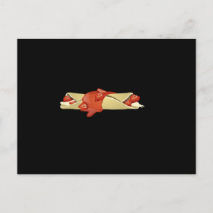 Glitch Food divine crepes Postcard