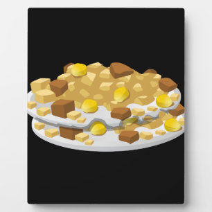Glitch Food hash Plaque