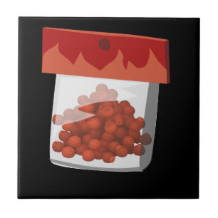 Glitch Food hototot rub Ceramic Tile