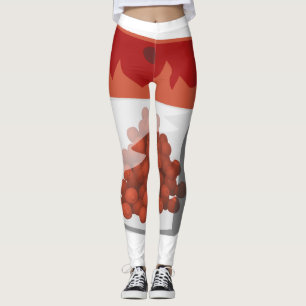 Glitch Food hototot rub Leggings