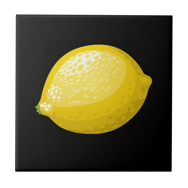 Glitch Food lemon Tile (Front)