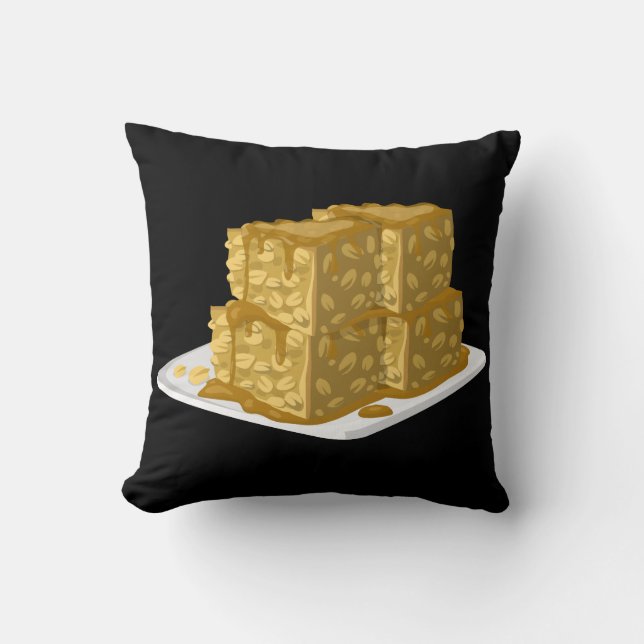 Glitch Food oaty cake Cushion (Front)