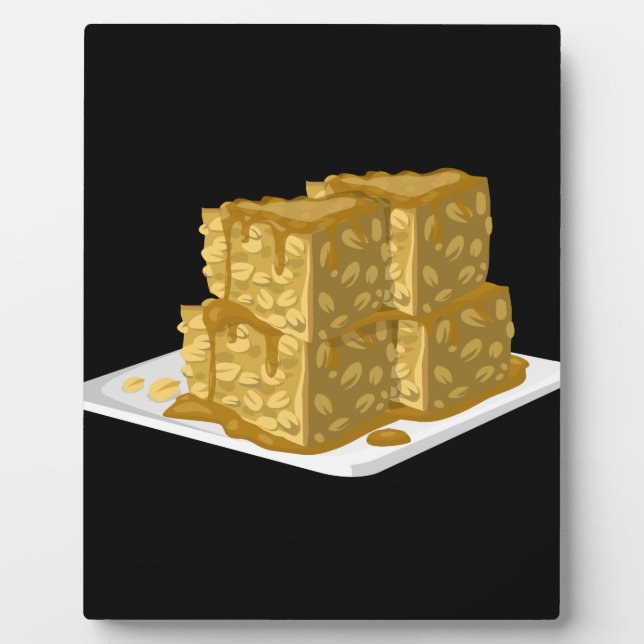 Glitch Food oaty cake Plaque (Front)