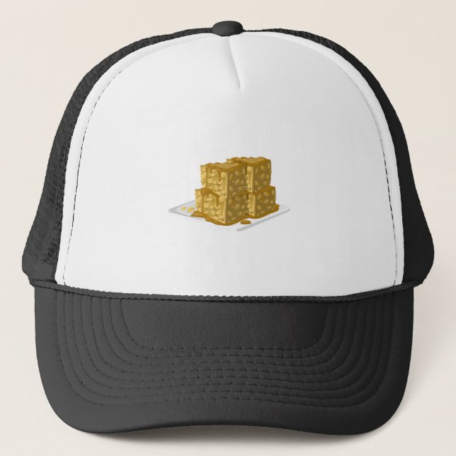 Glitch Food oaty cake Trucker Hat (Front)