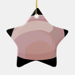 Glitch Food oysters prairie Ceramic Ornament