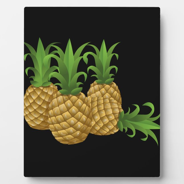 Glitch Food pineapple Plaque (Front)