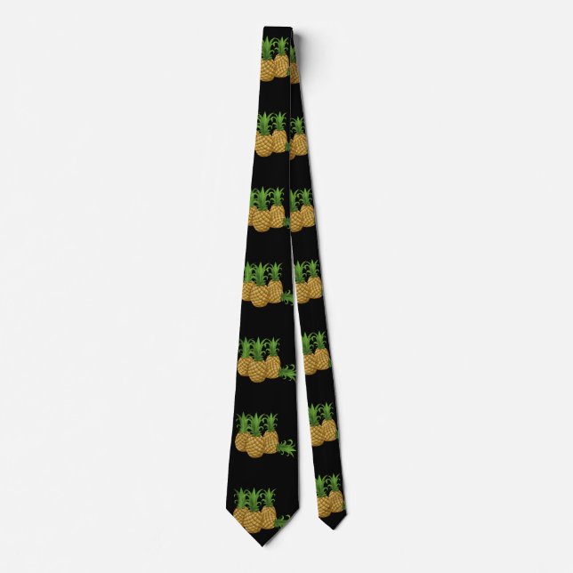 Glitch Food pineapple Tie (Front)