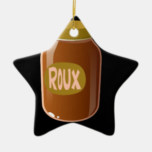Glitch Food roux Ceramic Ornament