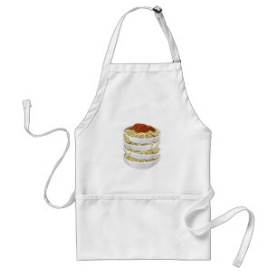 Glitch Food tasty pasta Standard Apron