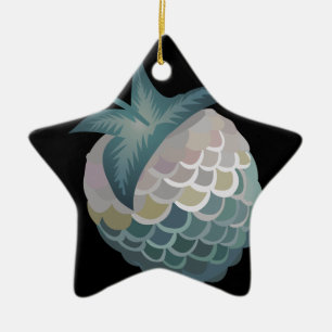 Glitch Food tuna berry Ceramic Tree Decoration