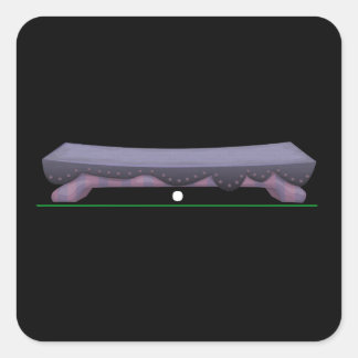 Glitch furniture bench violet voyage bench square sticker