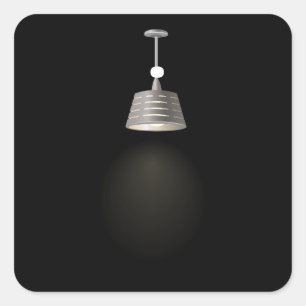 Glitch furniture ceilinglamp discrete ceiling lamp square sticker