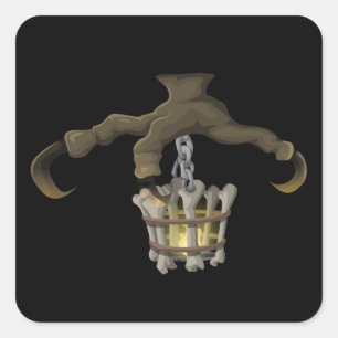 Glitch furniture ceilinglamp hell ceiling lamp square sticker