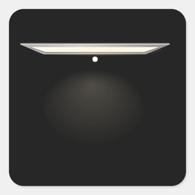 Glitch furniture ceilinglamp long ceiling lamp square sticker (Front)