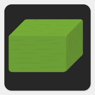 Glitch furniture roomdeco test green blocko piece square sticker