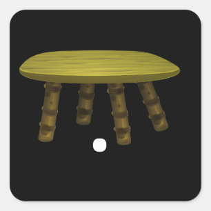 Glitch furniture sidetable firebog side table square sticker