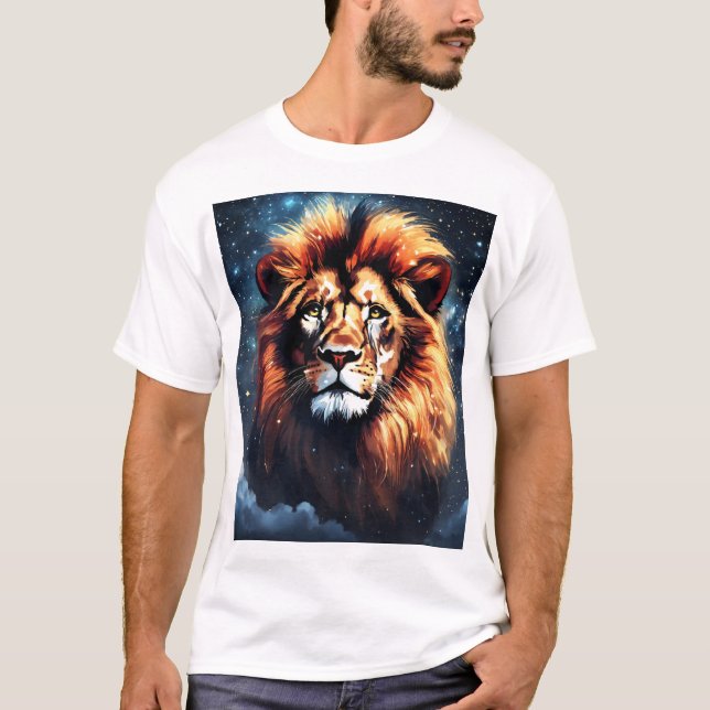 Glitch Lion T-Shirt (Front)