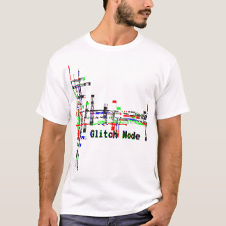 Glitch Mode — Cyberpunk Digital Glitch Design. T-Shirt