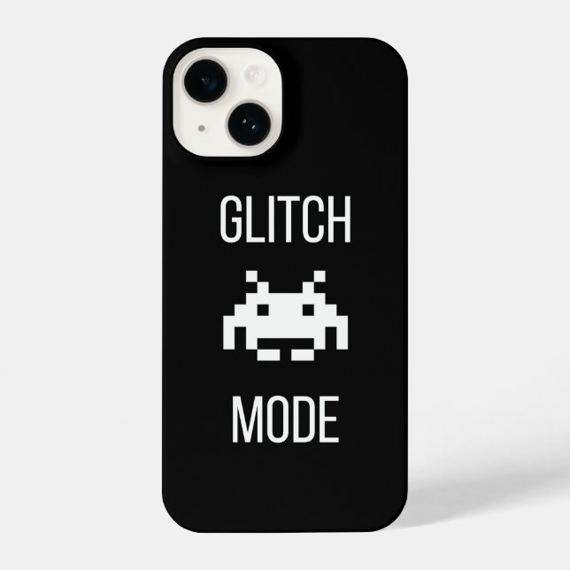 GLITCH / MODE Phone Case – DarkGG Minimal Design (Back)