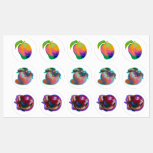 Glitch Pixel  Fruit Art