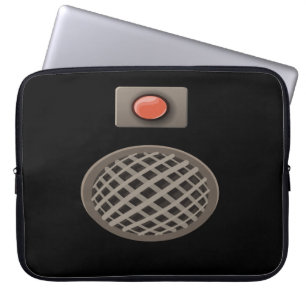Glitch: quest rook hall speaker laptop sleeve