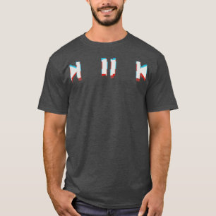 Glitch Retro VHS Tape Forward Play Pause Record Ic T-Shirt
