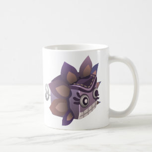 Glitch scion of purple cubimal coffee mug