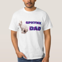 Glitch Sphynx Dad Cyberpunk Hairless Cat Lover Aes