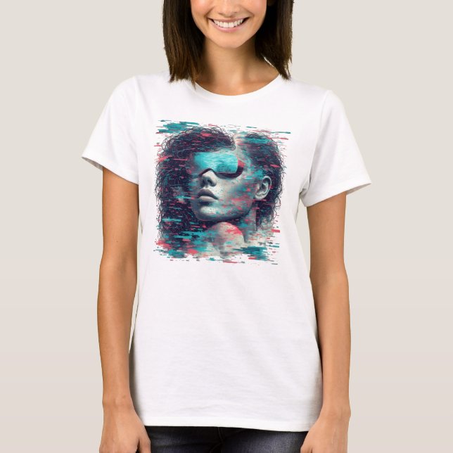 Glitching Relic T-Shirt | Cyberpunk (Front)