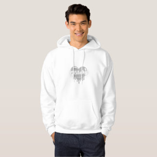 Glitchy Drip Heart Aesthetic Hoodie