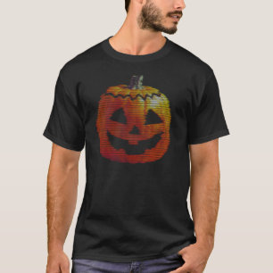 Glitchy TV Pumpkin T-Shirt