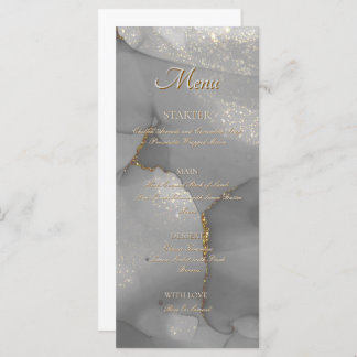 Glitter Alcohol Ink Chic Flat Menu