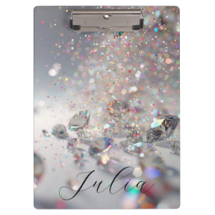 Glitter and Diamonds Clipboard