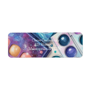 Glitter and Glam Makeup Palettes Return Address Return Address Label