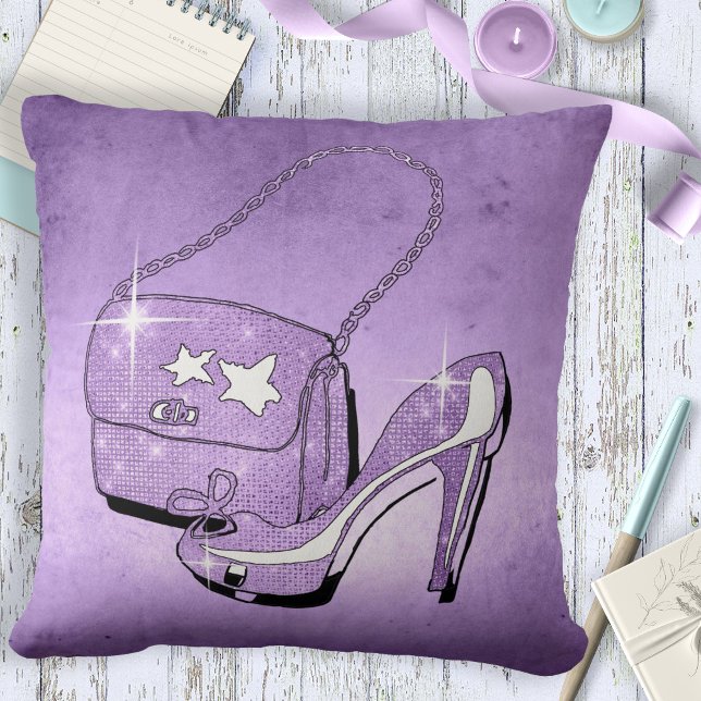 Glitter and Shine Accessories Violet ID675 Cushion (Creator Uploaded)