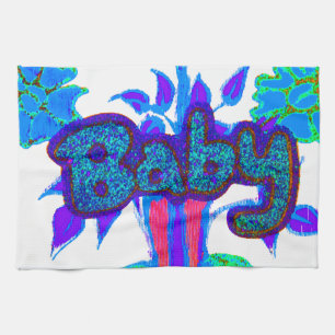 Glitter Baby Hakuna Matata gifts.png Tea Towel