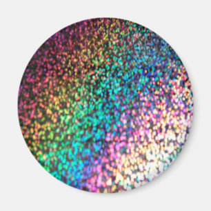Glitter background magnet